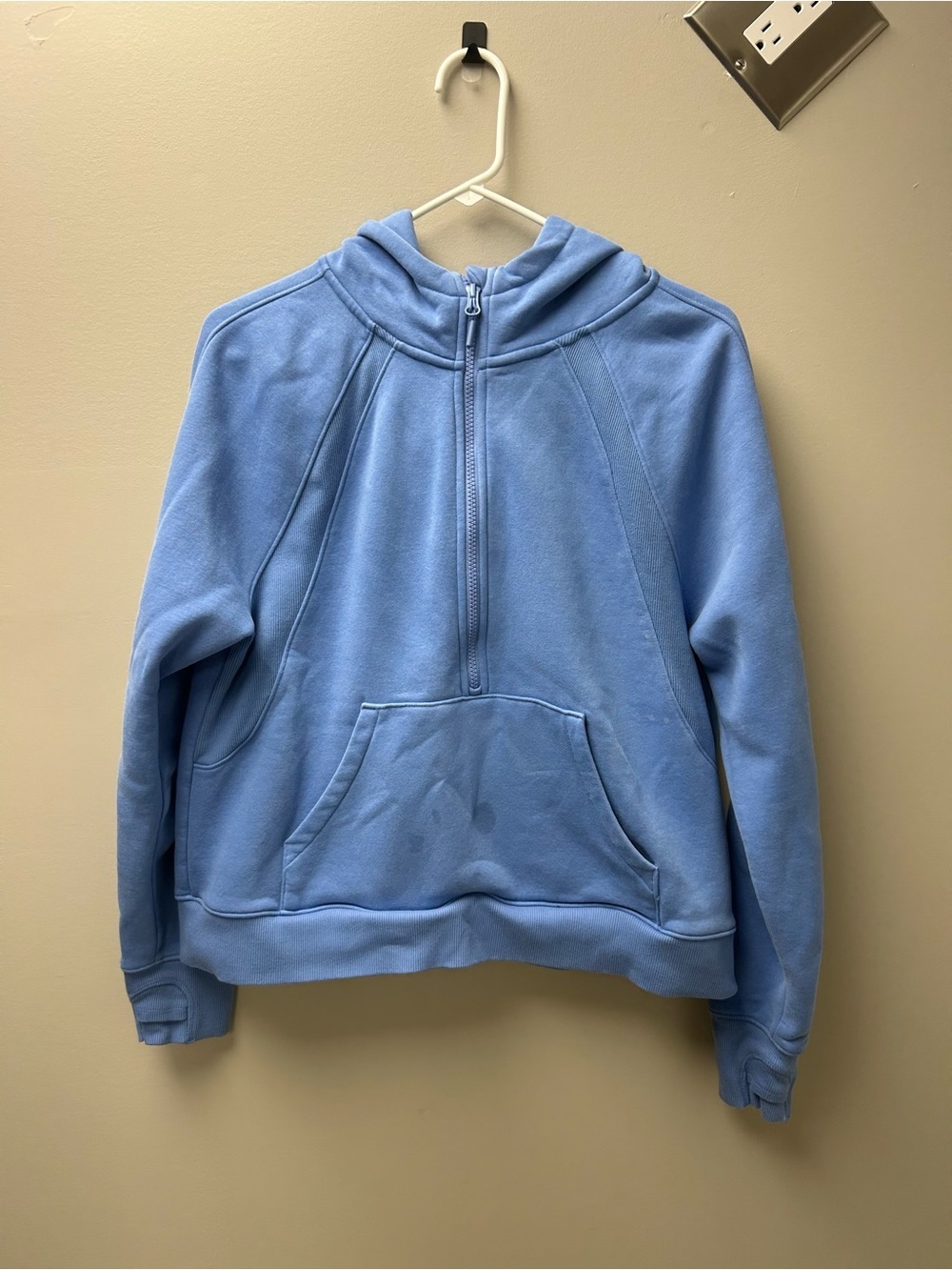 Lolë Women’s Blue Pullover Quarter Zip Hoodie